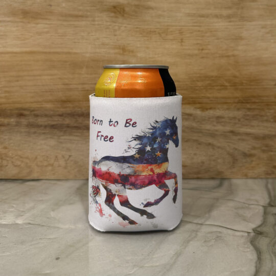 Personalized American Patriotic Can Coozie