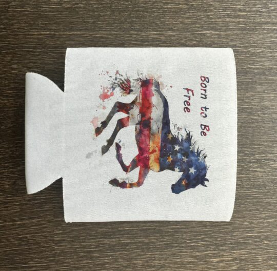 Personalized American Patriotic Can Coozie