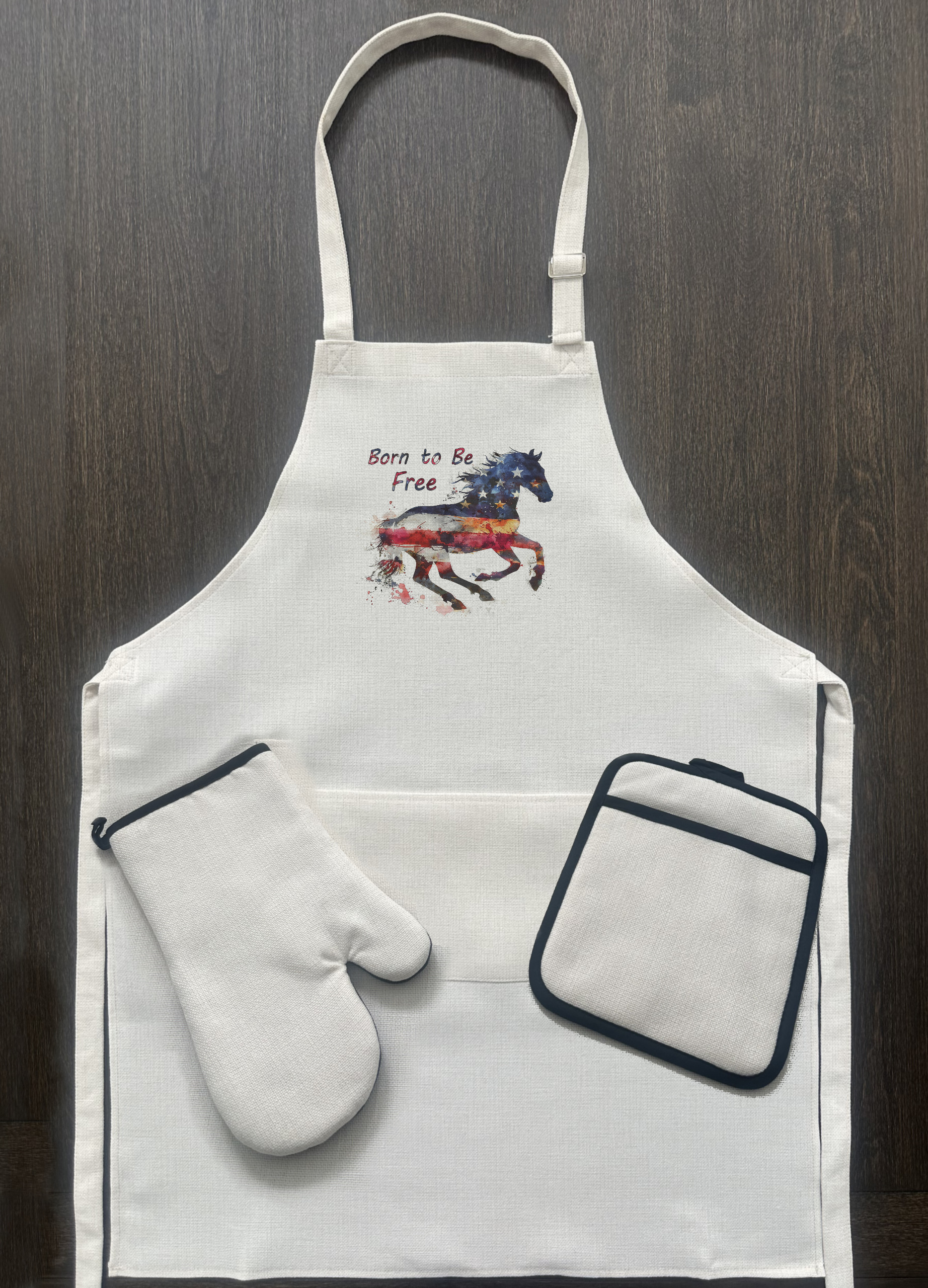 Custom American Flag Apron