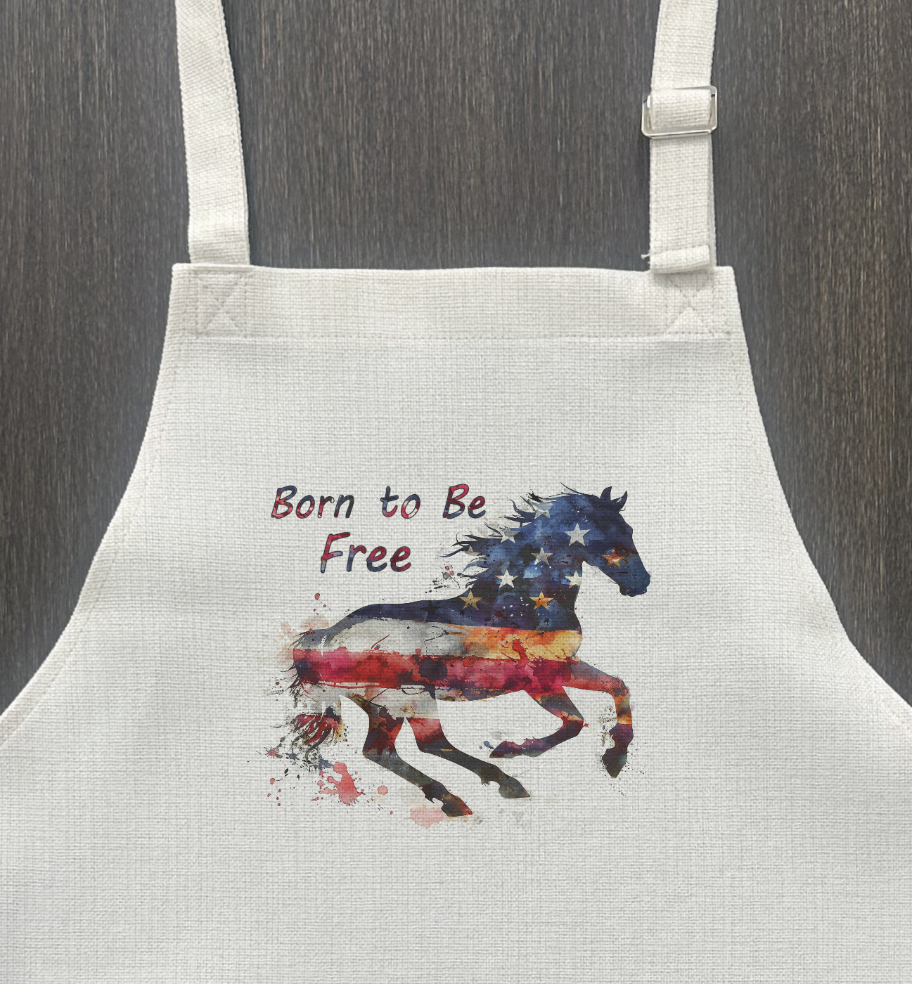 Custom American Flag Apron