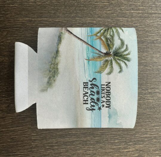 Personalized Beach Can Coozie