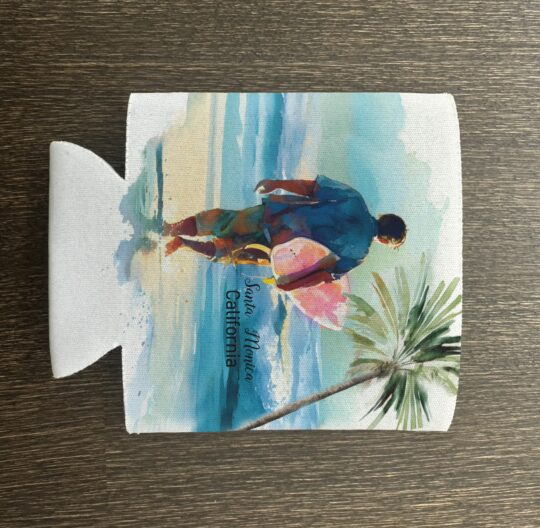 Personalized Beach Can Coozie