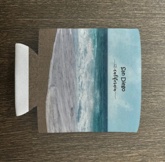 Personalized Beach Can Coozie