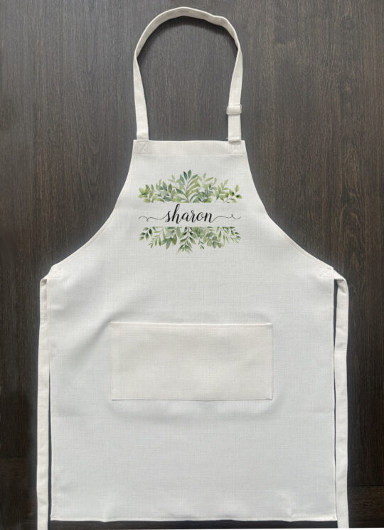 Custom greenery Apron