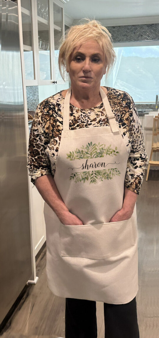 Custom greenery Apron