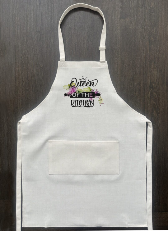 Custom queen of the kitchen Apron