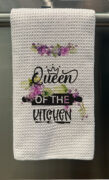 Queen of the Kitchen Waffle Tea Towel